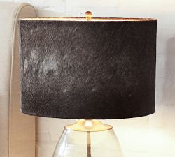 Rhea Cow Hide Lamp Shade (14'')