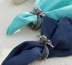 Seahorse Napkin Ring, Set of 4