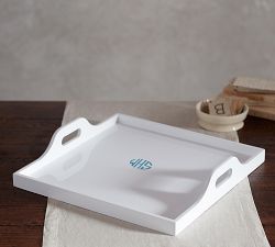 Square Handled Lacquer Trays