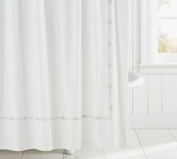 Emilia Organic Shower Curtain