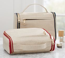 Shimmer Canvas Ultimate Hanging Cosmetic Bag