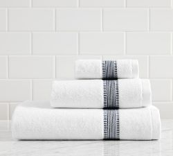 Brandon Maxwell Cortland Grosgrain Towels