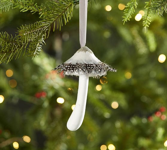 Feather Mushroom Ornament