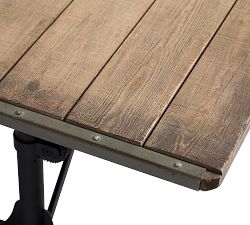 Pittsburgh Rectangular Crank Coffee Table