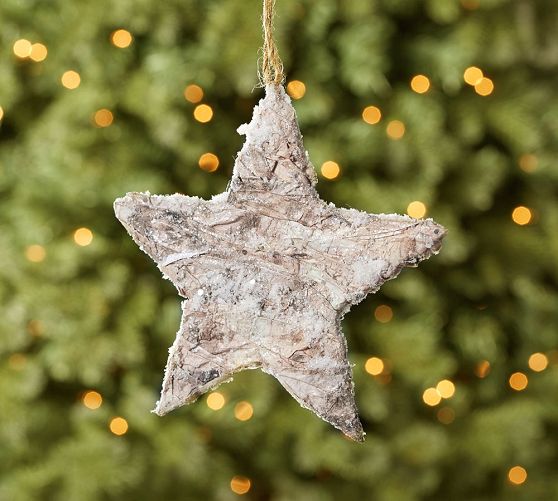 Birch Star Ornament