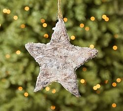 Birch Star Ornament