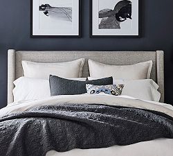 Elliot Shelter Upholstered Headboard