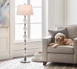 Marston Crystal Floor Lamp (60")