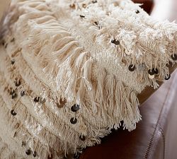 Moroccan Wedding Blanket Handwoven Pillow Cover