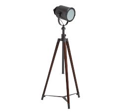 Photographer's Adjustable Tripod Metal Floor Lamp (52"-73")
