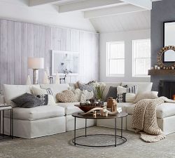 Drew Snowflake Embroidered Pillow Cover