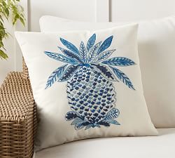 Textured Pineapple Outdoor Pillow