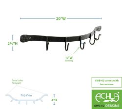 Wrought Iron Row of Hooks