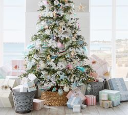 Blue Sparkle Starfish Ornament