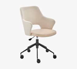 Briar Upholstered Swivel Desk Chair