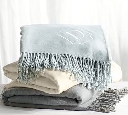 Monogrammable Oversized Throw