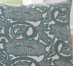 Shibori Floral Print Pillow Cover