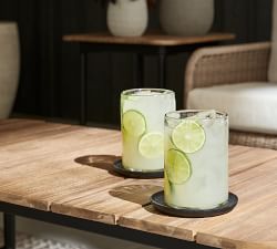 Tulum Acacia Rectangular Outdoor Coffee Table (40")