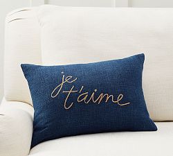 Je t'aime Sentiment Pillow