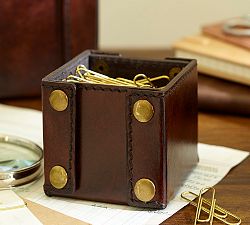 Saddle Leather Stuff Box