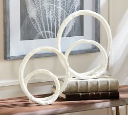 Elisa White Sculptures - Set of 2