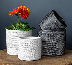 Novah Painted Terracotta Indoor Planters