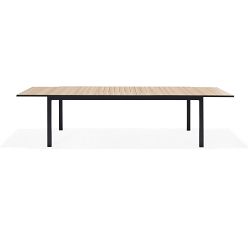 Spear Metal Outdoor Dining Table with Sinclair Metal Dining Armchair Dining Set