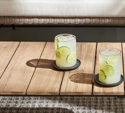 Tulum Acacia Rectangular Outdoor Coffee Table (40")