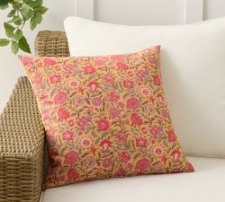 Ansley Floral Reversible Printed Outdoor Pillow