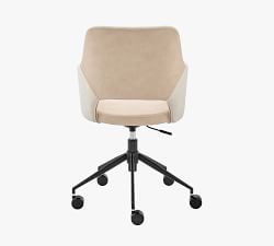 Briar Upholstered Swivel Desk Chair