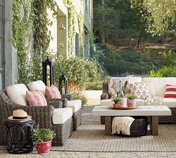 Outdoor Quinta Print Lumbar Pillow