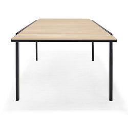 Spear Metal Outdoor Dining Table with Sinclair Metal Dining Armchair Dining Set