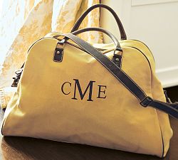 Canvas &amp; Leather Weekender Bag