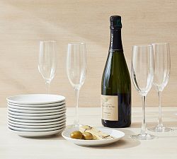 Caterer's Box Coupe Porcelain Cocktail Plates - Set of 12