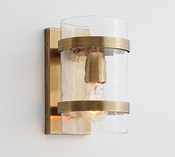 Laurel Glass Sconce (9'')