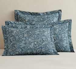 Merrit Paisley Organic Percale Duvet Cover