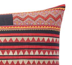 Mia Appliqué Lumbar Pillow Cover