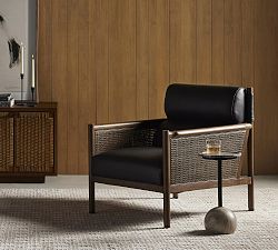 Rowan Cane Leather Chair