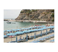 Summer in Monterosso Framed Print by Rebecca Plotnick