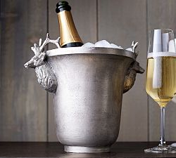 Open Box: Figural Stag Ice Bucket