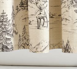 Rustic Forest Shower Curtain