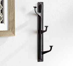 Antique Bronze Vertical Wall-Mounted Hooks