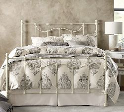 Asher Medallion Percale Duvet Cover