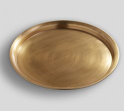 Bleecker Bar Metal Round Tray
