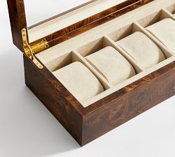 Burlwood Watch Box