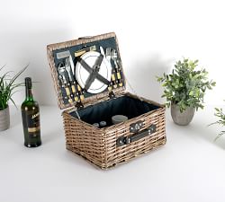 Del Mar Picnic Basket - Set For 2