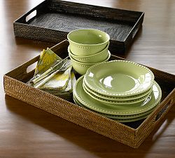 Large Tava Rattan Tray