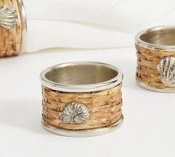 Marino Shell Napkin Rings - Set of 4