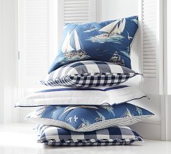 Sailboat Reversible Sham