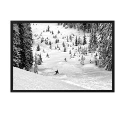 Backcountry Ski Framed Print